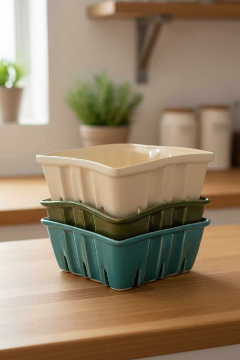 Ceramic Berry Baskets