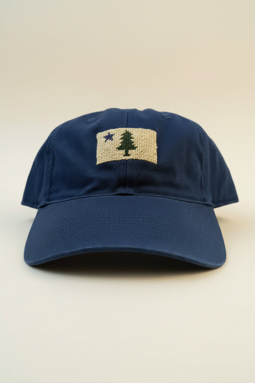 Original Maine Flag Needlepoint Hat