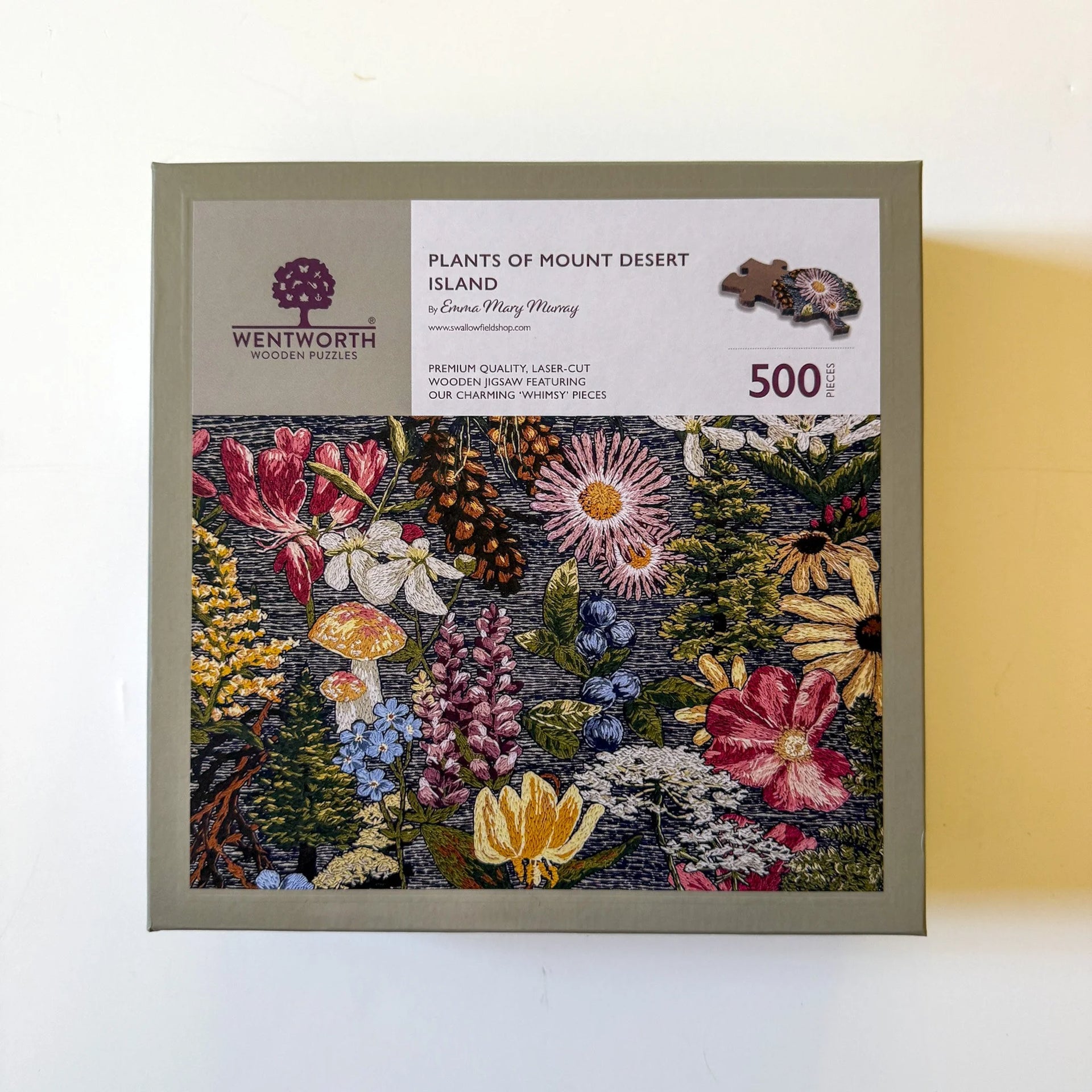 Plants of Mount Desert Island Wooden Puzzle