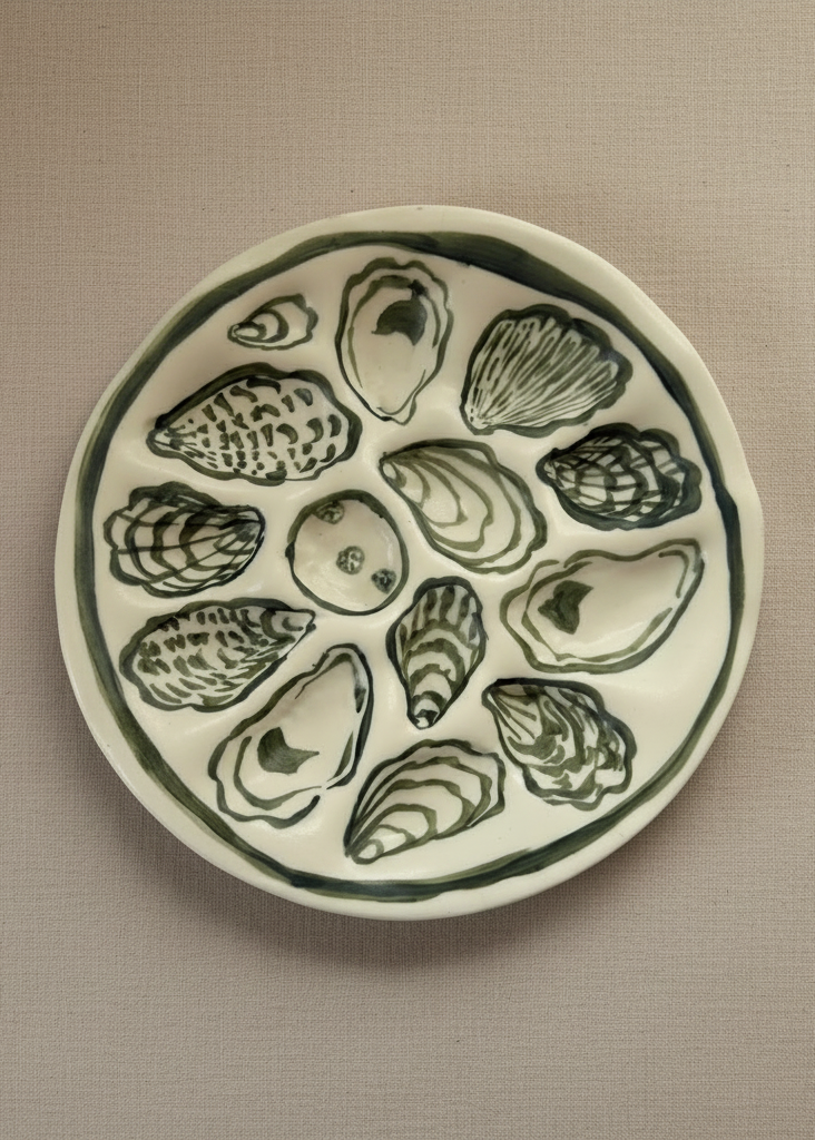 Large Oyster Plate