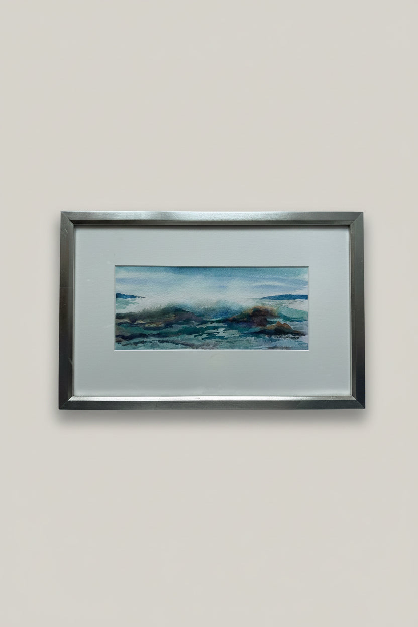 Surf at Seawall by Jean E. Forbes