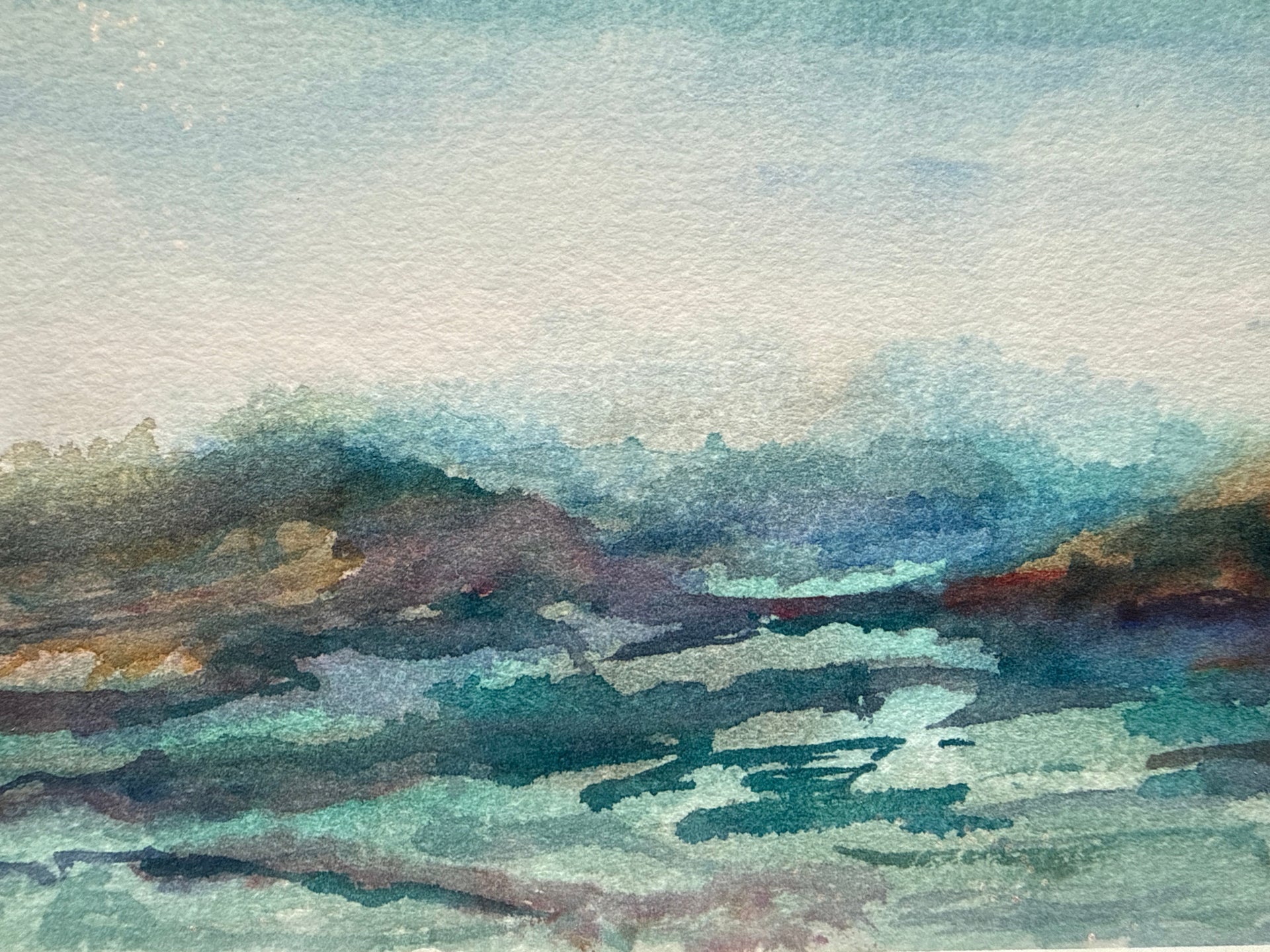 Surf at Seawall by Jean E. Forbes