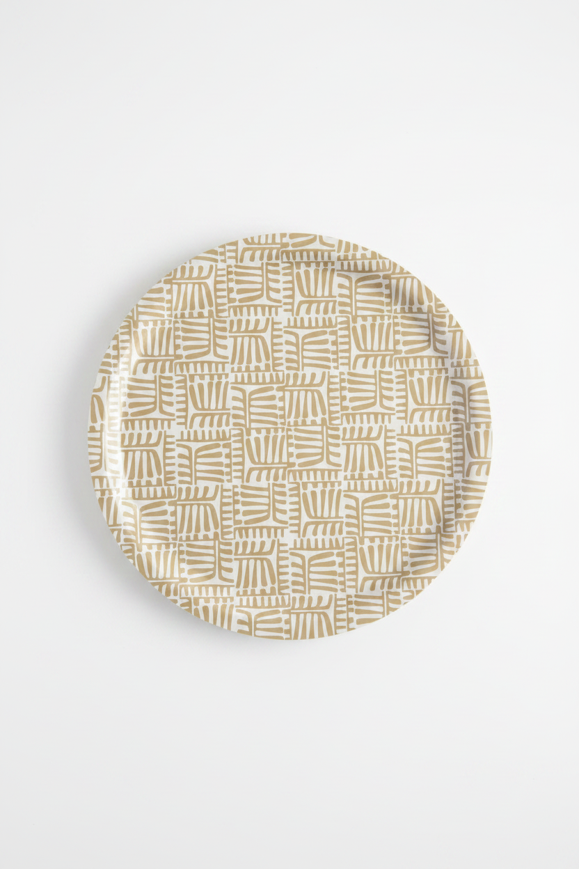 XL Yellow Wooden Tray by Jennifer Judd-McGee