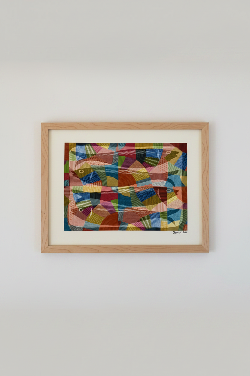 Sardines Archival Print by Jennifer Judd-McGee