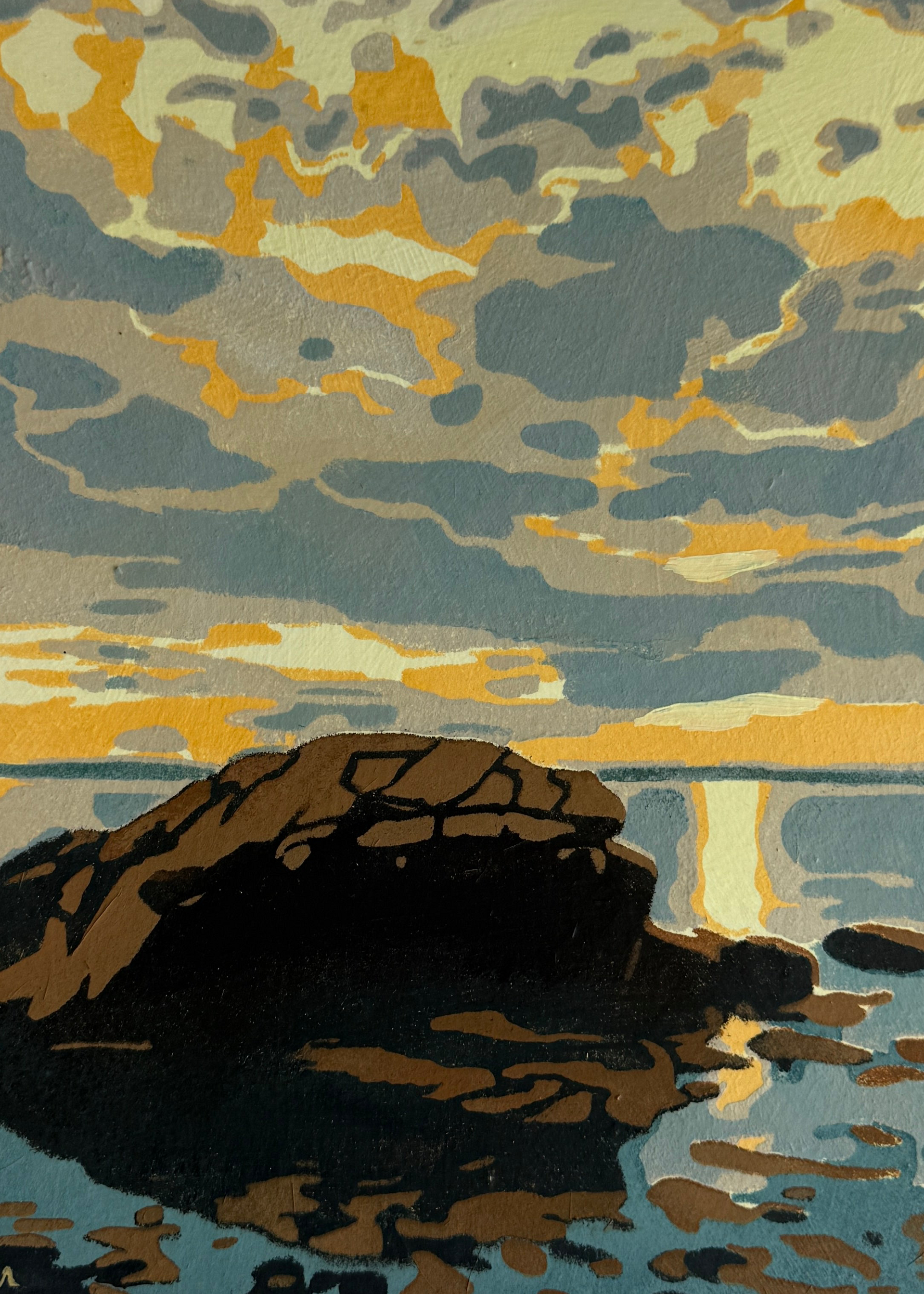Overcast Sunset Nat Dickinson