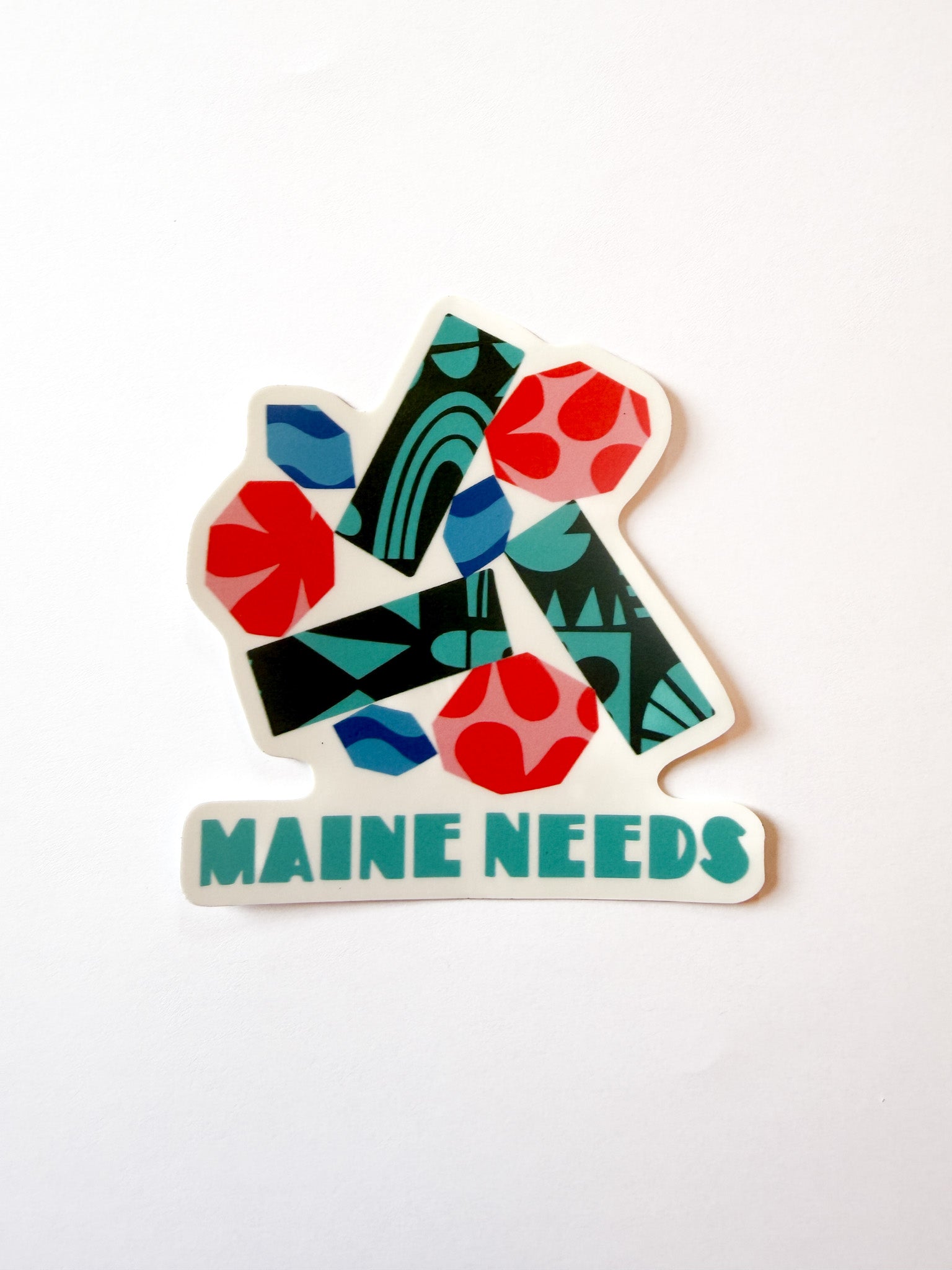 Maine Needs x Rachel Adam Die Cut Sticker
