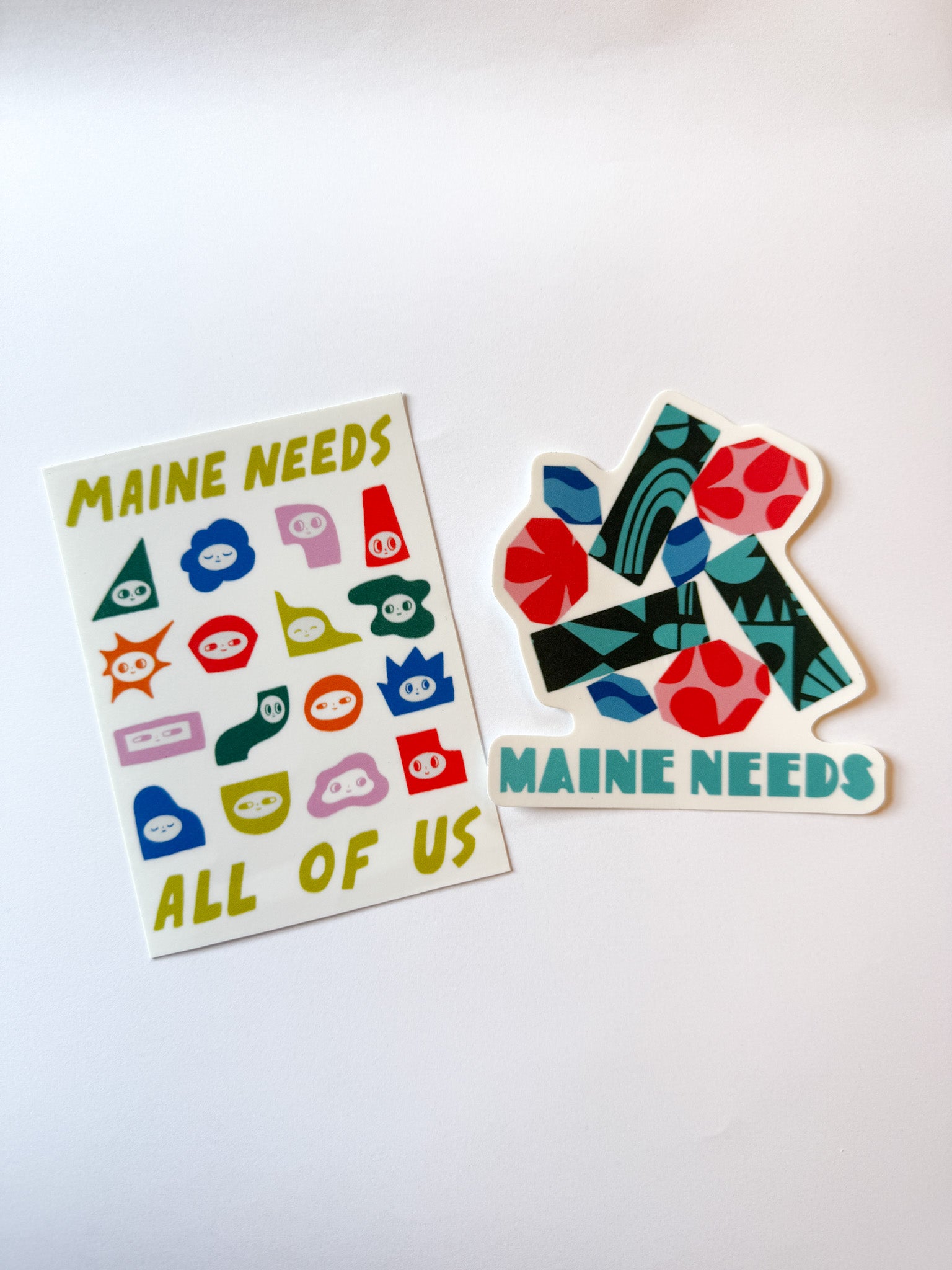 Maine Needs x Rachel Adam Die Cut Sticker
