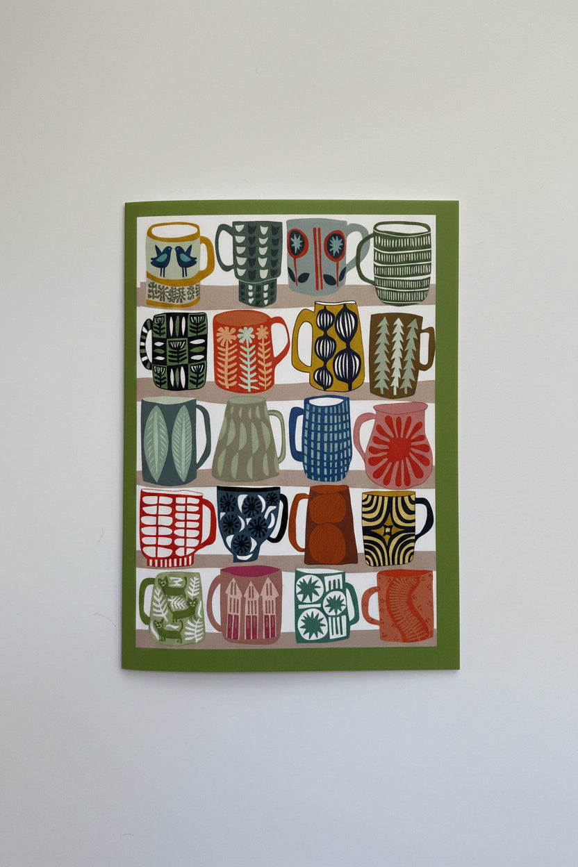 Mugs Petite Card Set of 10 by Jennifer Judd-McGee