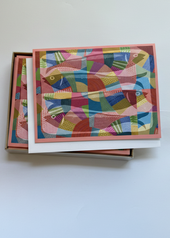 Sardines Card Set by Jennifer Judd-McGee