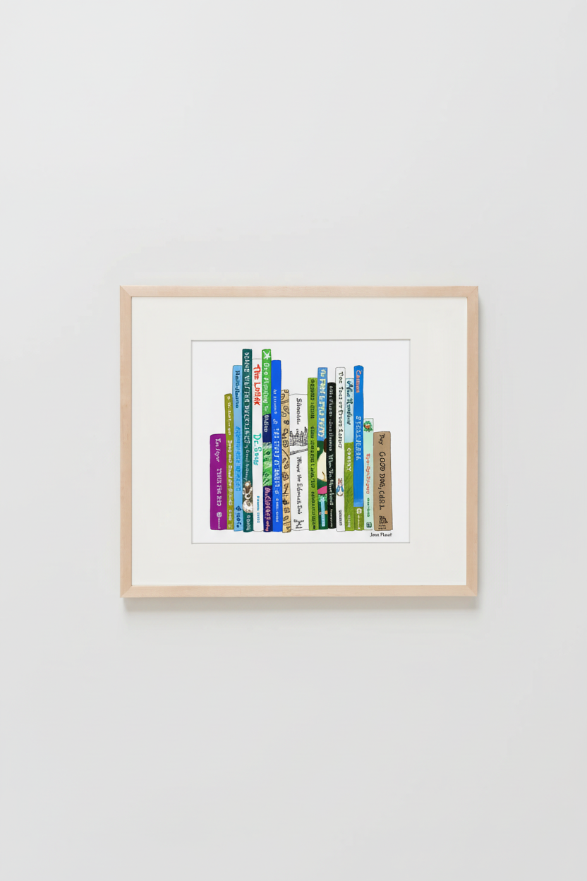 Ideal Bookshelf Kids 2 Art Print