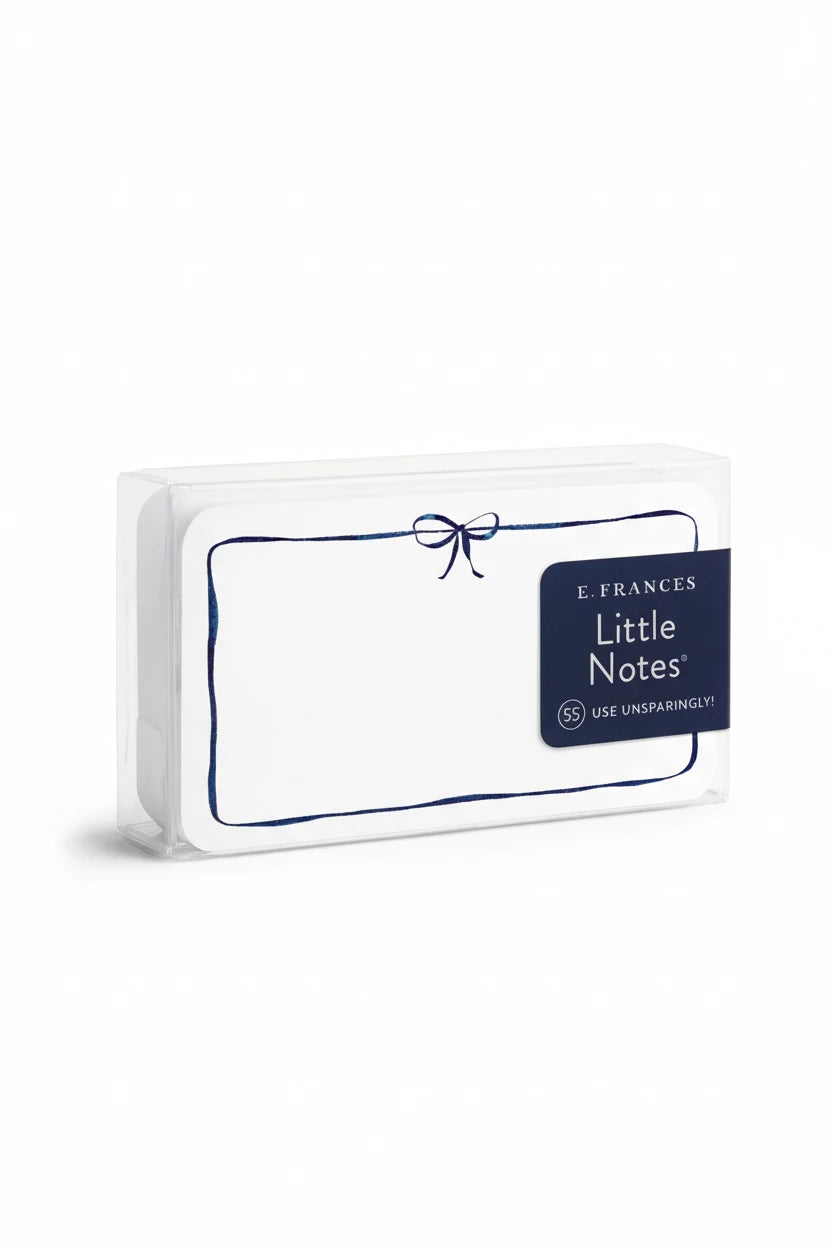 Navy Bow Little Notes