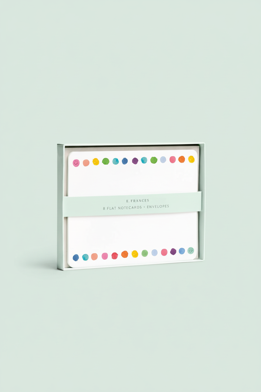 Happy Dots Flat Note Set