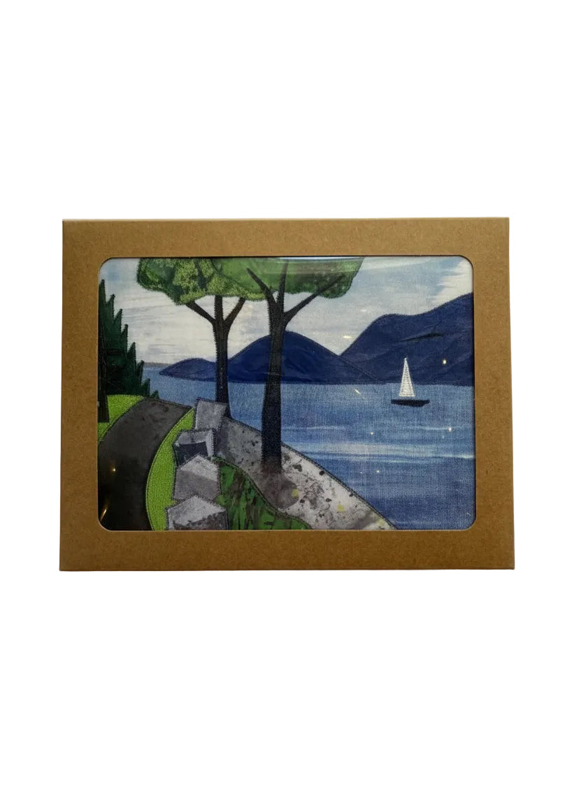 The "Sargent Drive" card set in a kraft paper box.