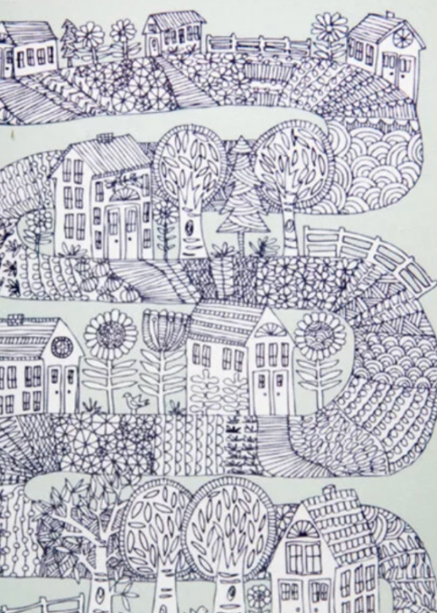 Shorefront Boxed Notecard Set of 8  by Jennifer Judd-McGee