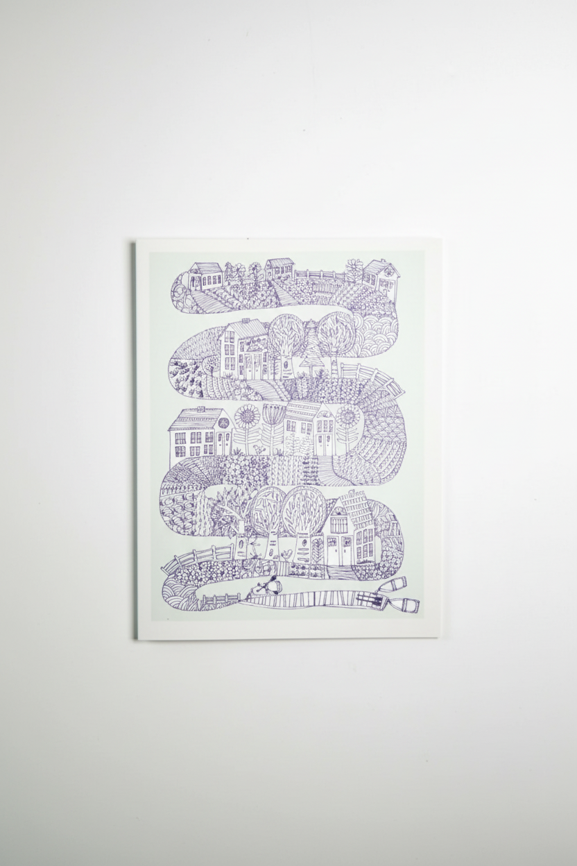 Shorefront Boxed Notecard Set of 8  by Jennifer Judd-McGee