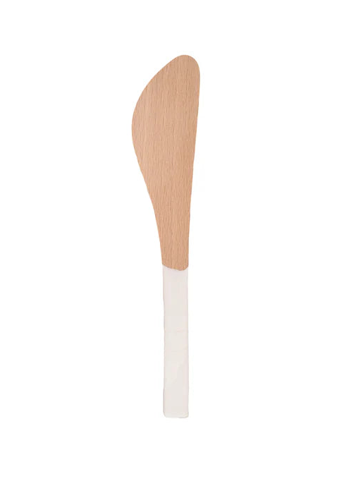 Magnolia White Wood Spreader Knife