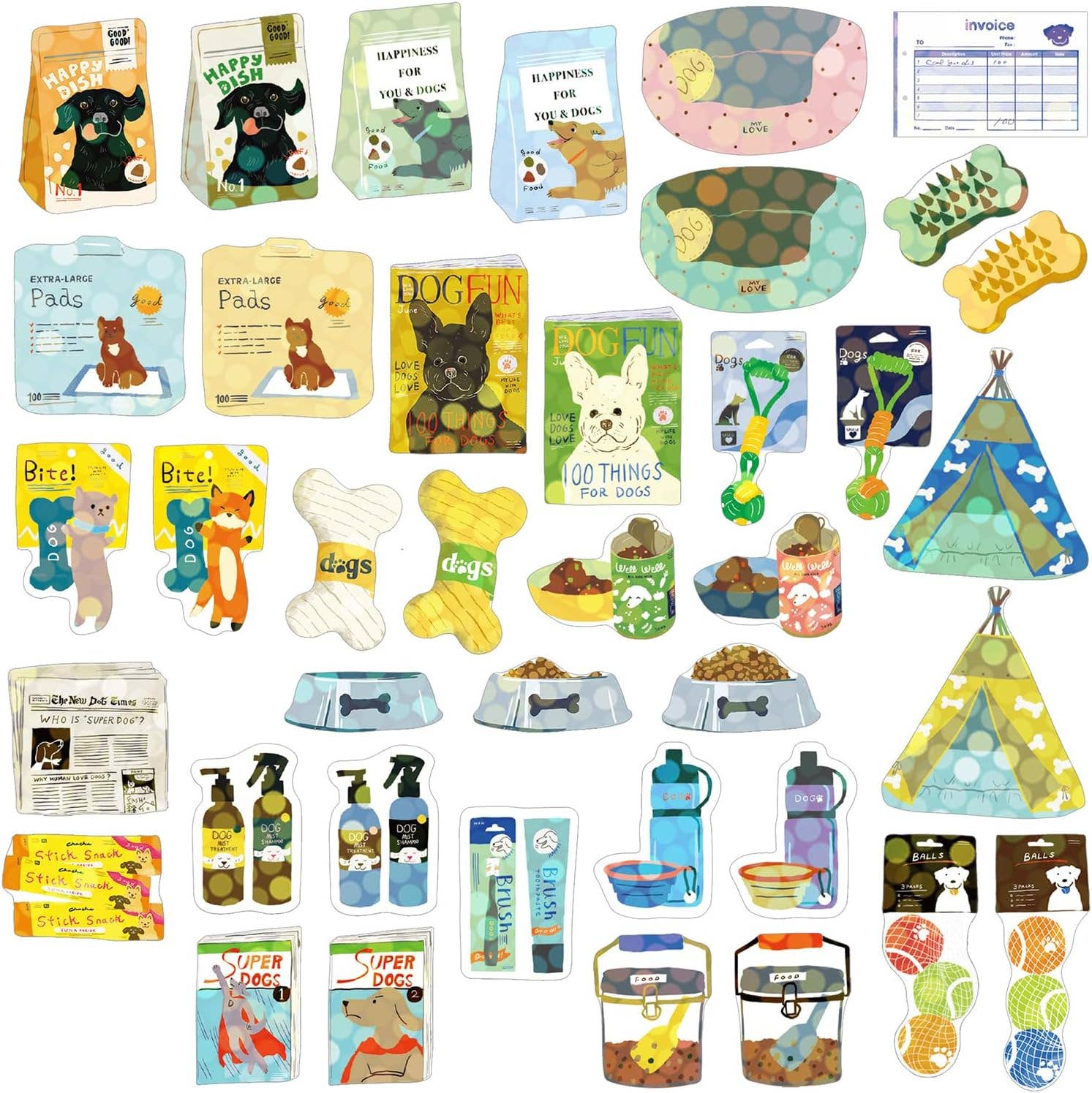 Hako Sticker Dog Supply