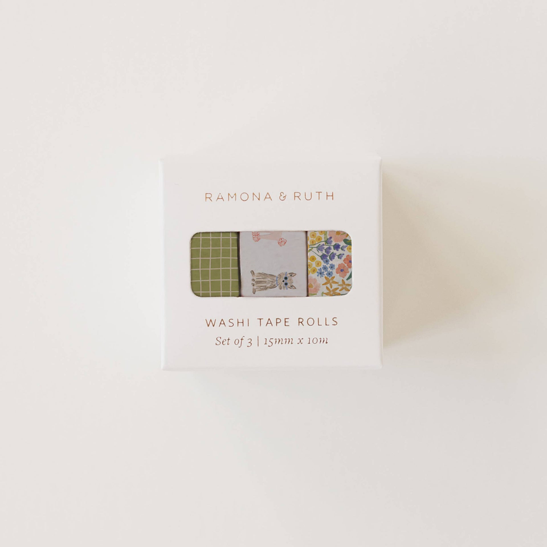Spring Meadow Washi Tape Set | Boxed Set of 3