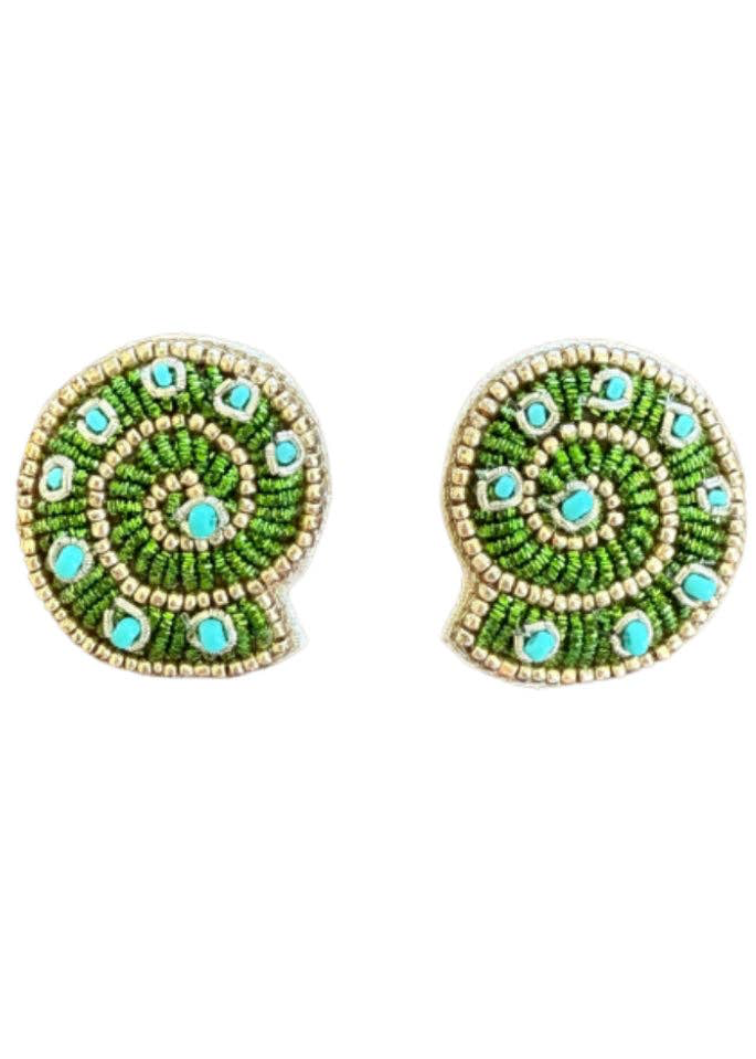 Spiral Shell Studs