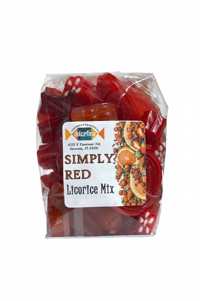 Simply Red Licorice MIX 10oz Bags