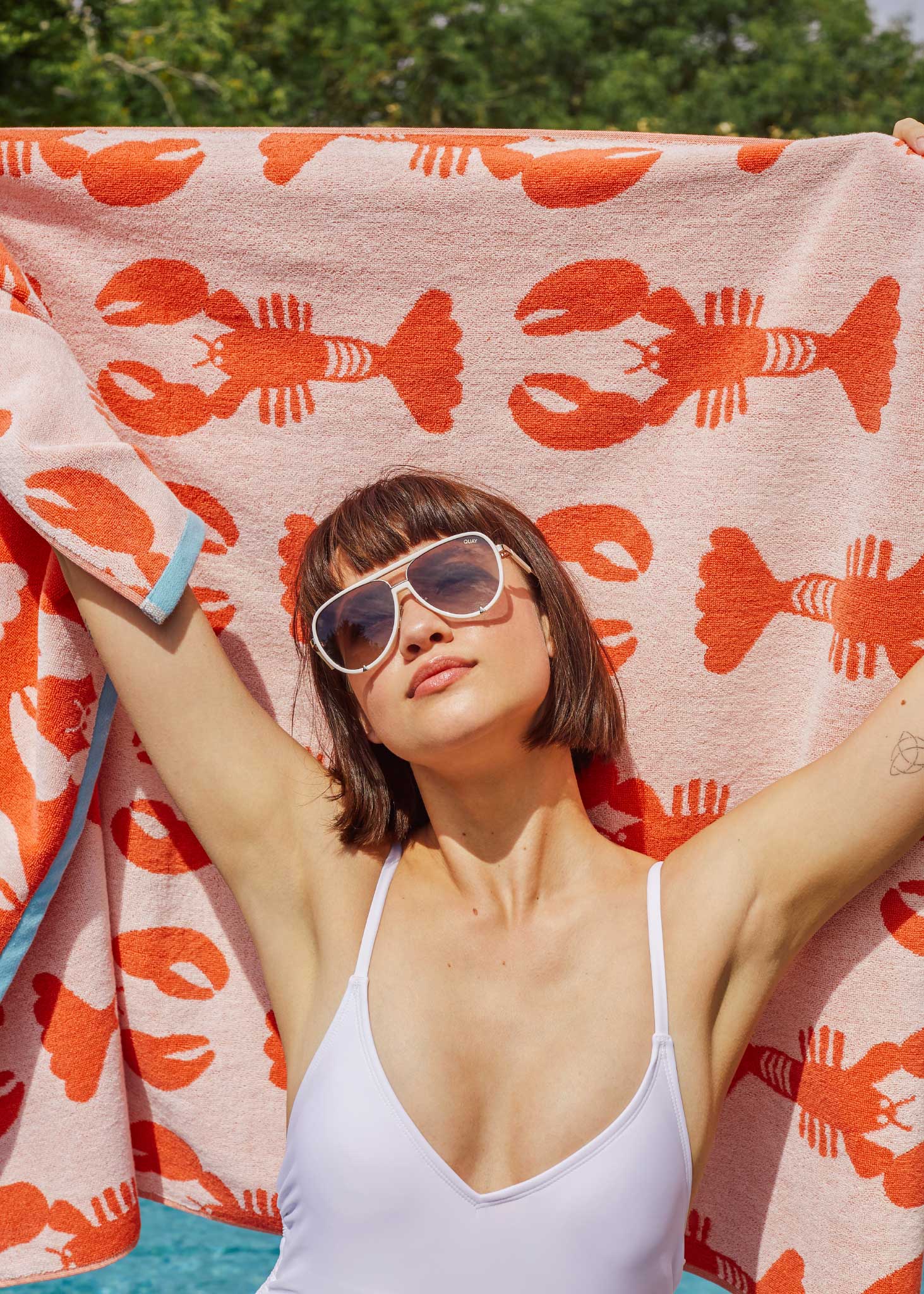 Red Lobsters Organic Cotton Towels
