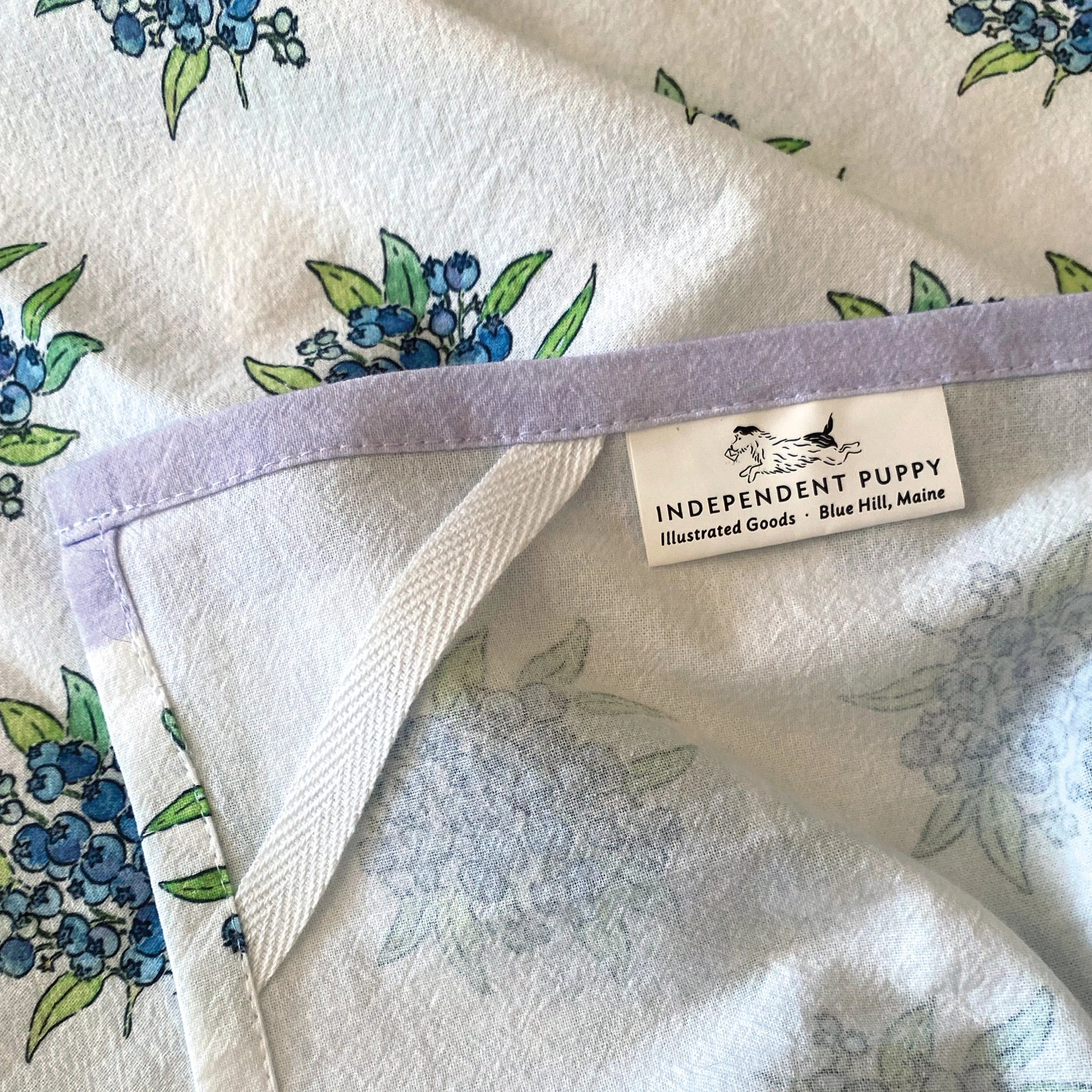 Wild Blueberries Tea Towel