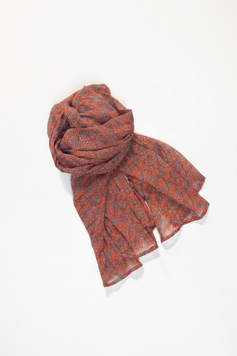 Tropic Coral Scarf