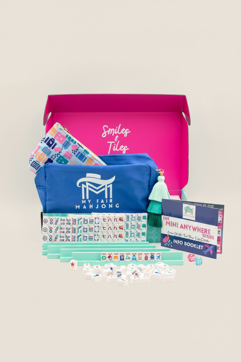 MINI TRAVEL MAHJONG  |  Mini Anywhere Series  |  White