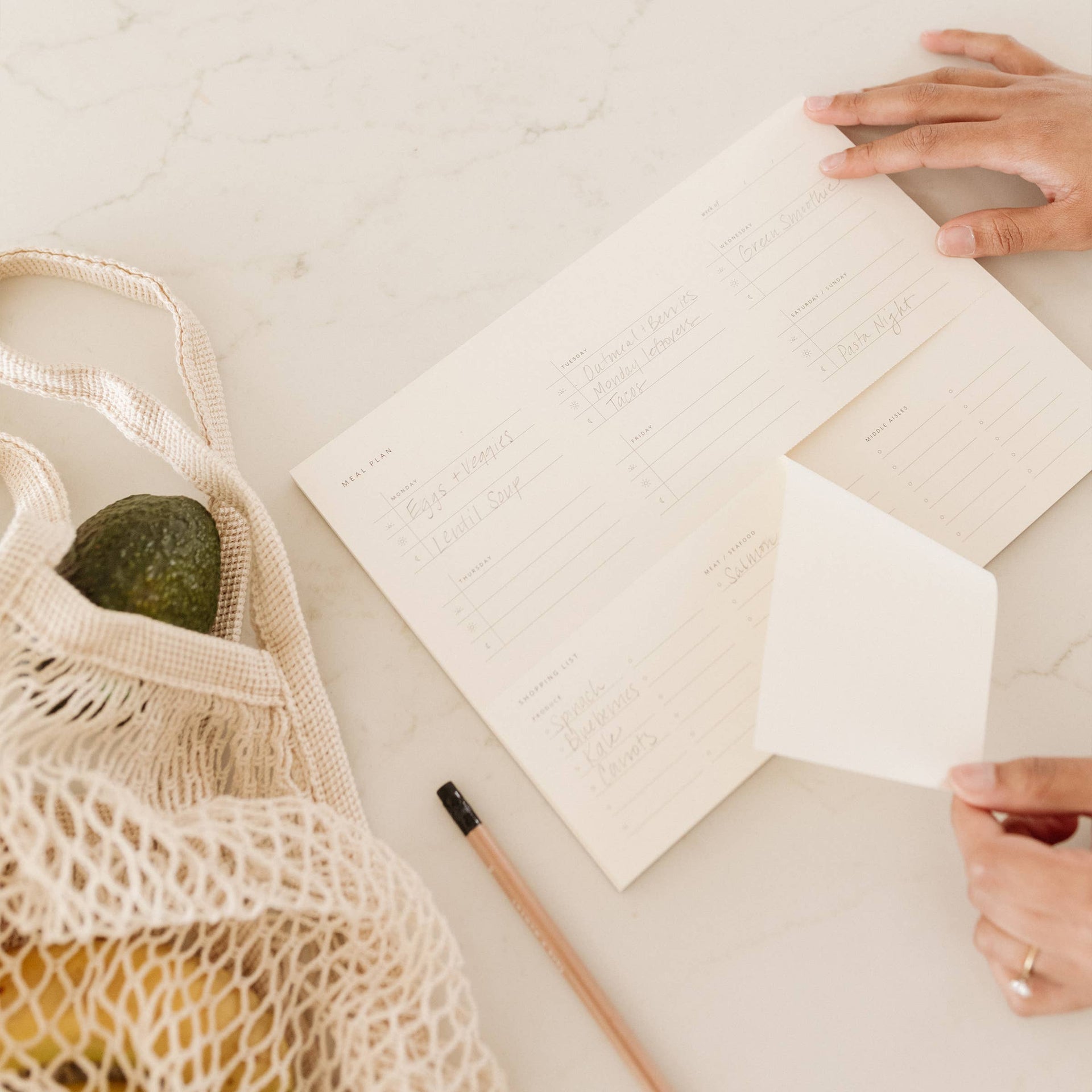 Weekly Meal Planner Notepad