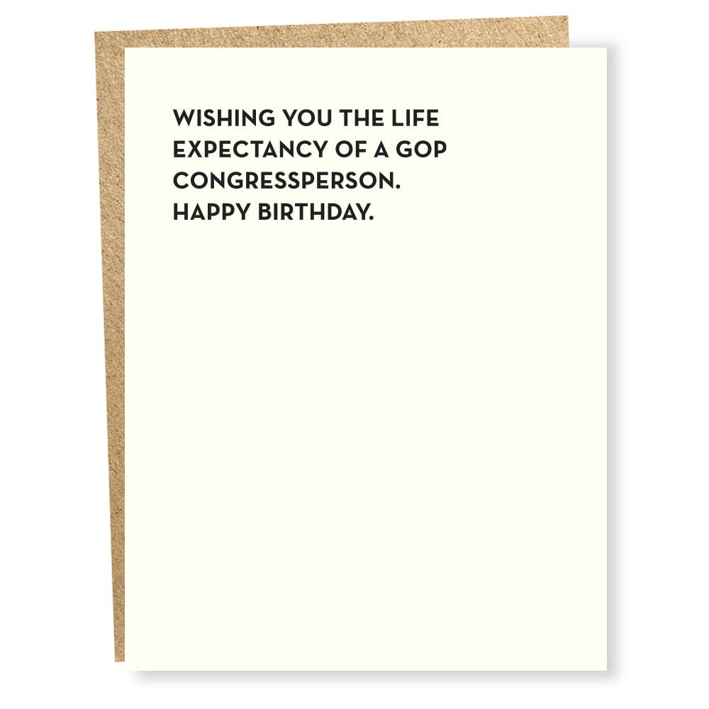 #874: Life Expectancy Card