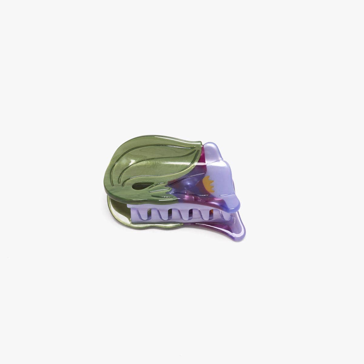 Morning Glory Claw - Purple Acetate Flower Hair Clip