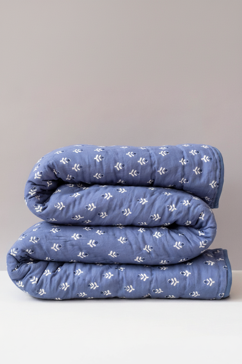 Tulip Blue Little Quilt