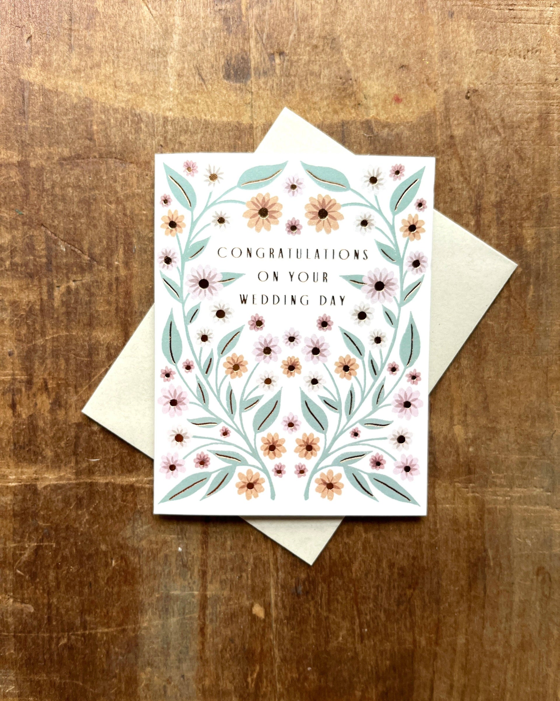 "Congratulations on Your Wedding Day," Greeting Card