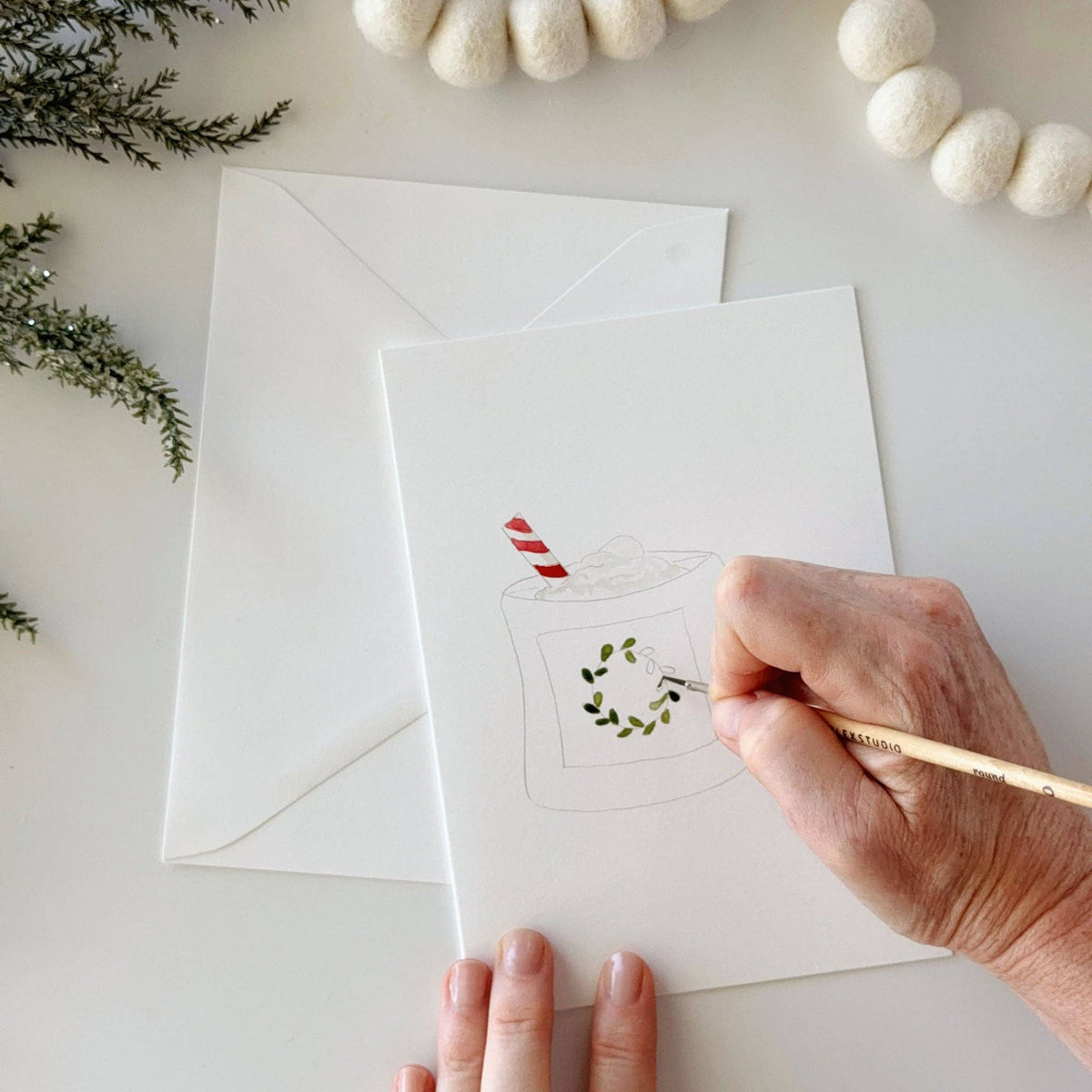 Warm + Cozy Paintable Notecard Set