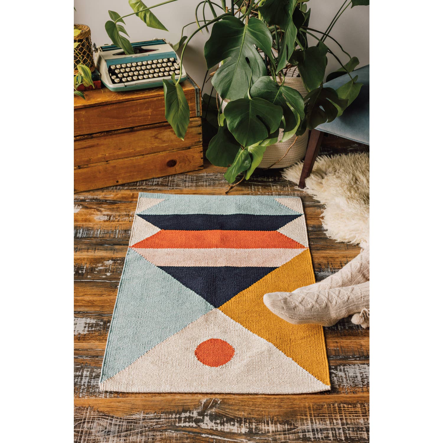 Kismet Woven Rug  2 x 3 ft