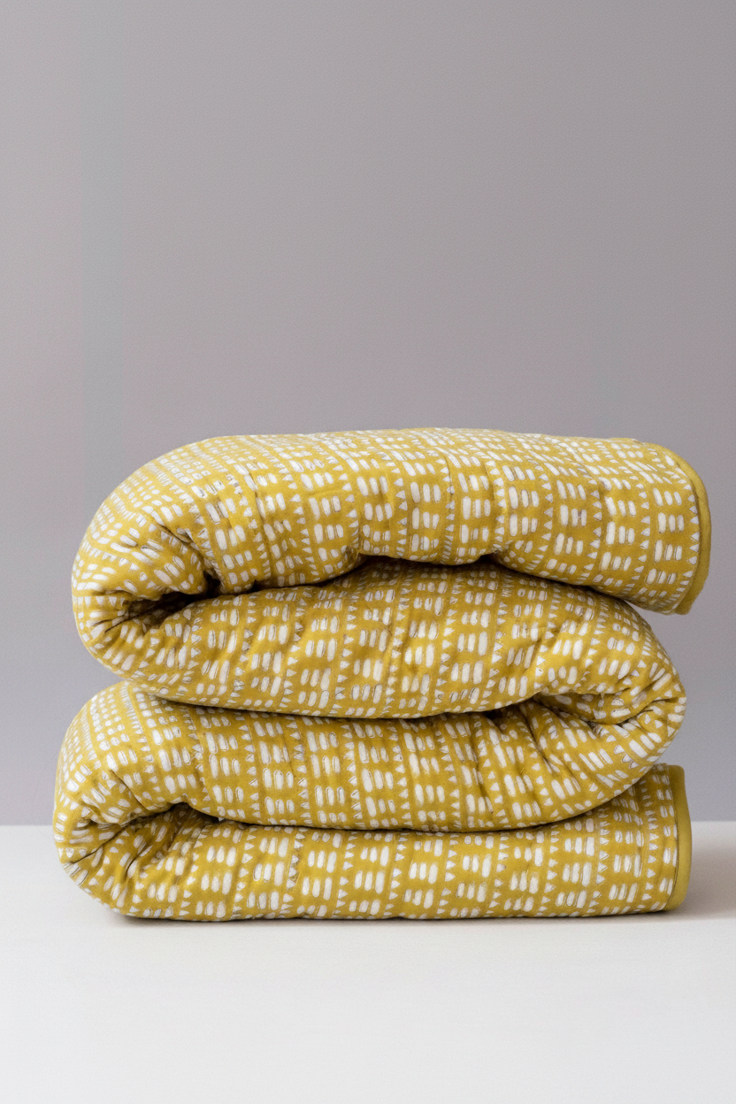 Matta Mustard Little Quilt