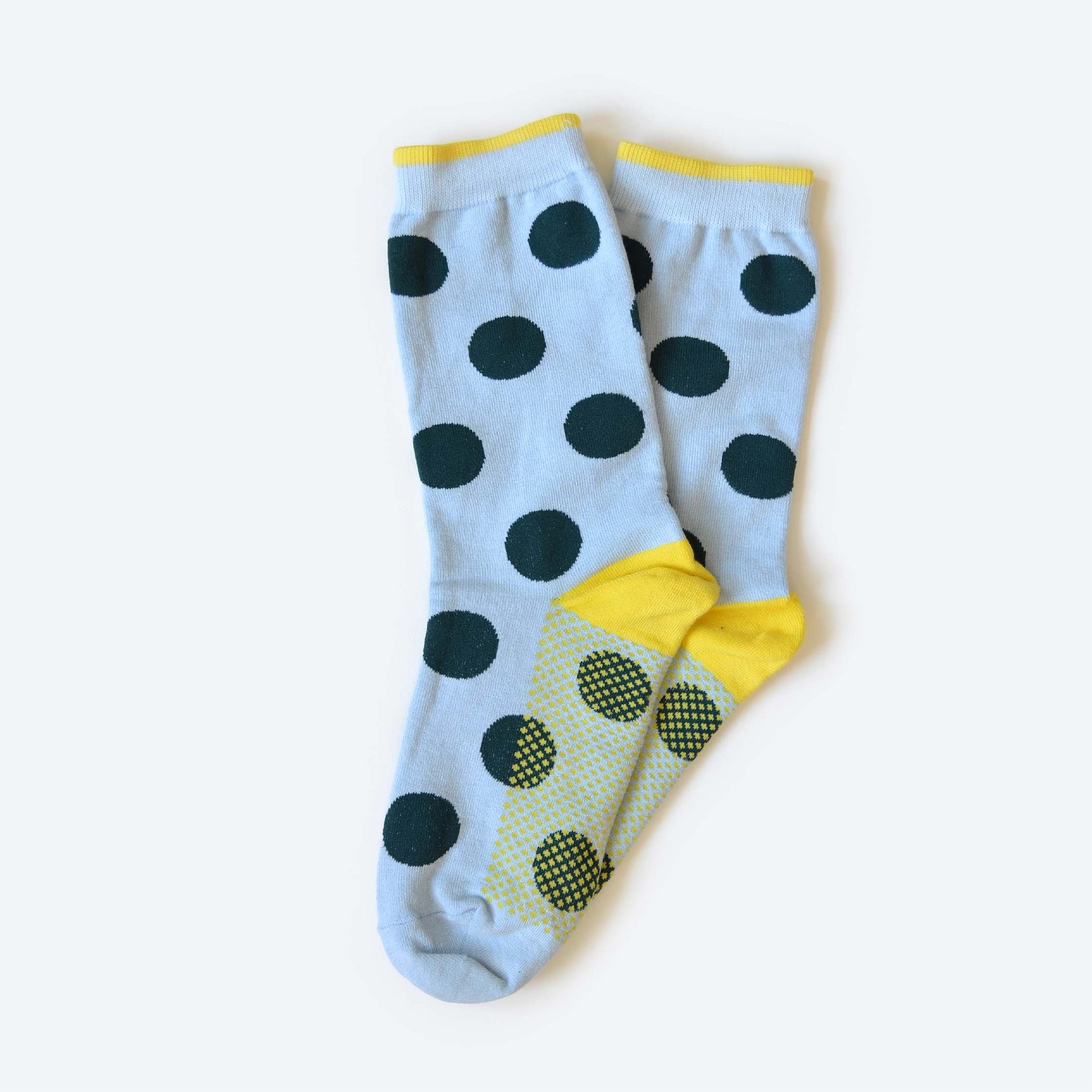Mist Panhandle Classic Dot Crew Socks