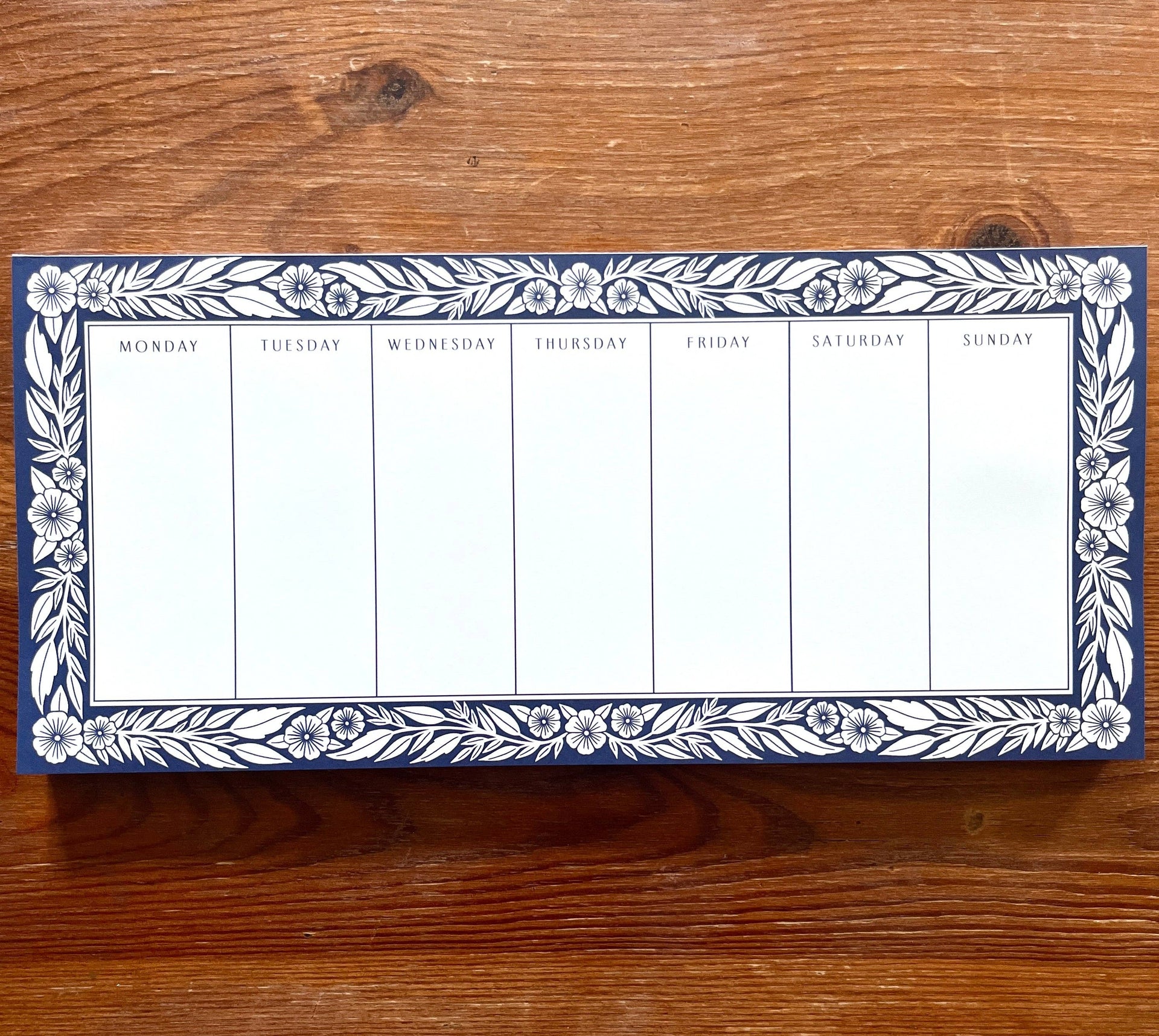 Weekly View Notepad