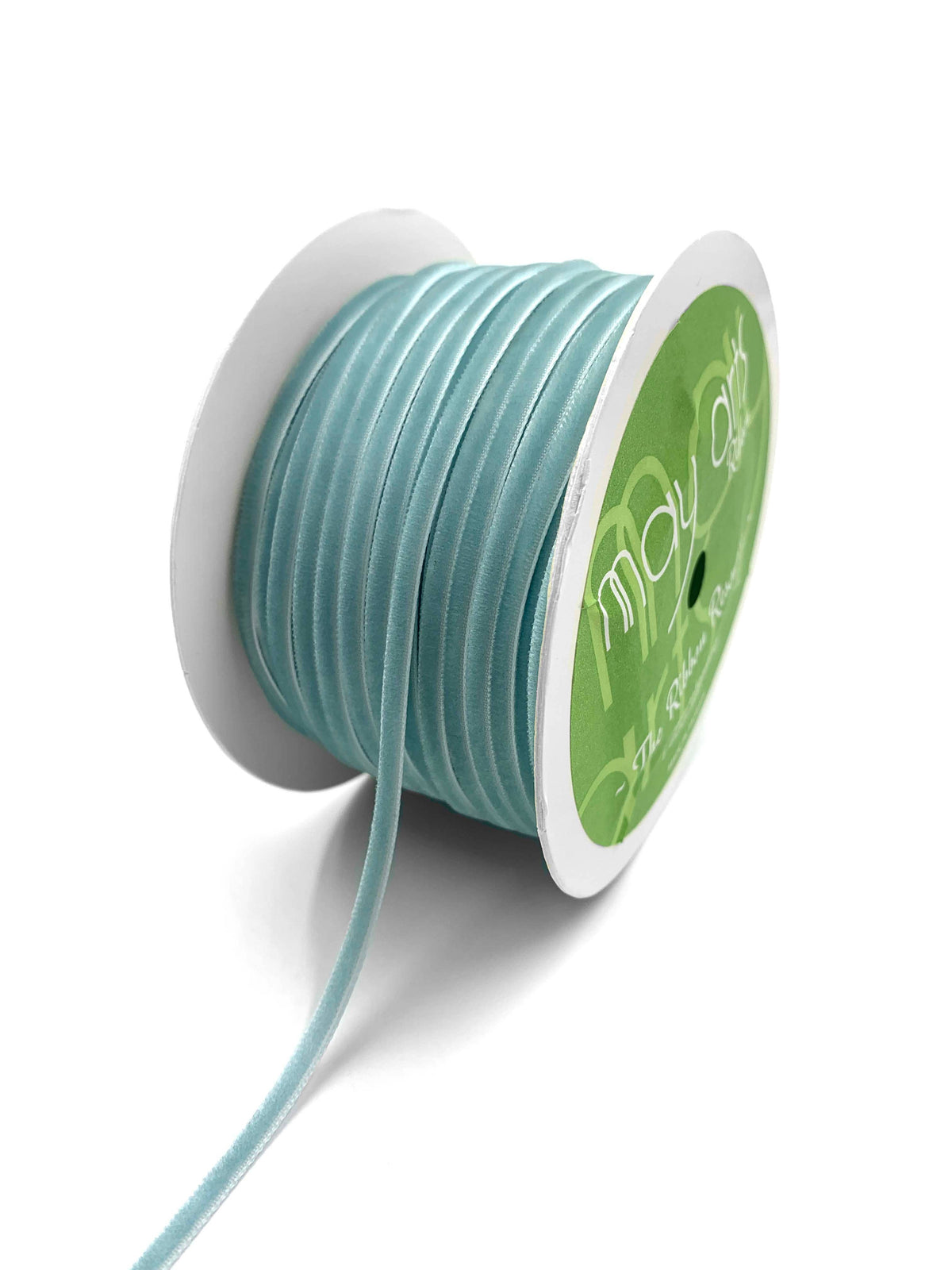 1/8" Sky Blue Velvet Cord String