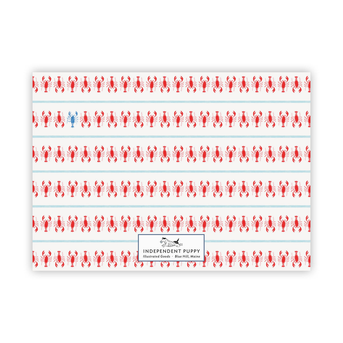 Lobsters Galore Flat Note Cards Set of 8