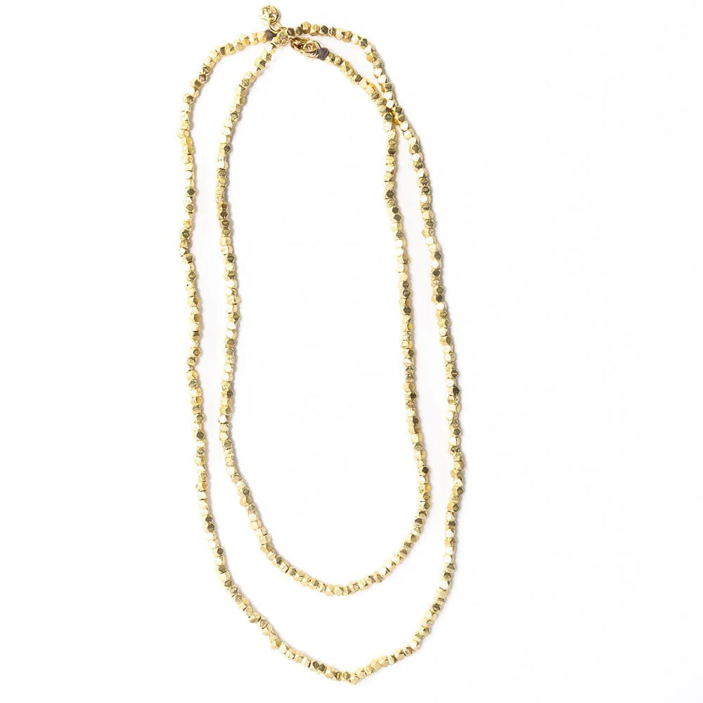 Erica Long Faceted Necklace
