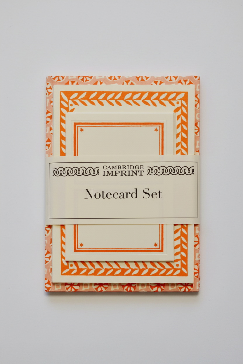 Cambridge Imprint Sea Urchin Neon Notecards And Envelopes