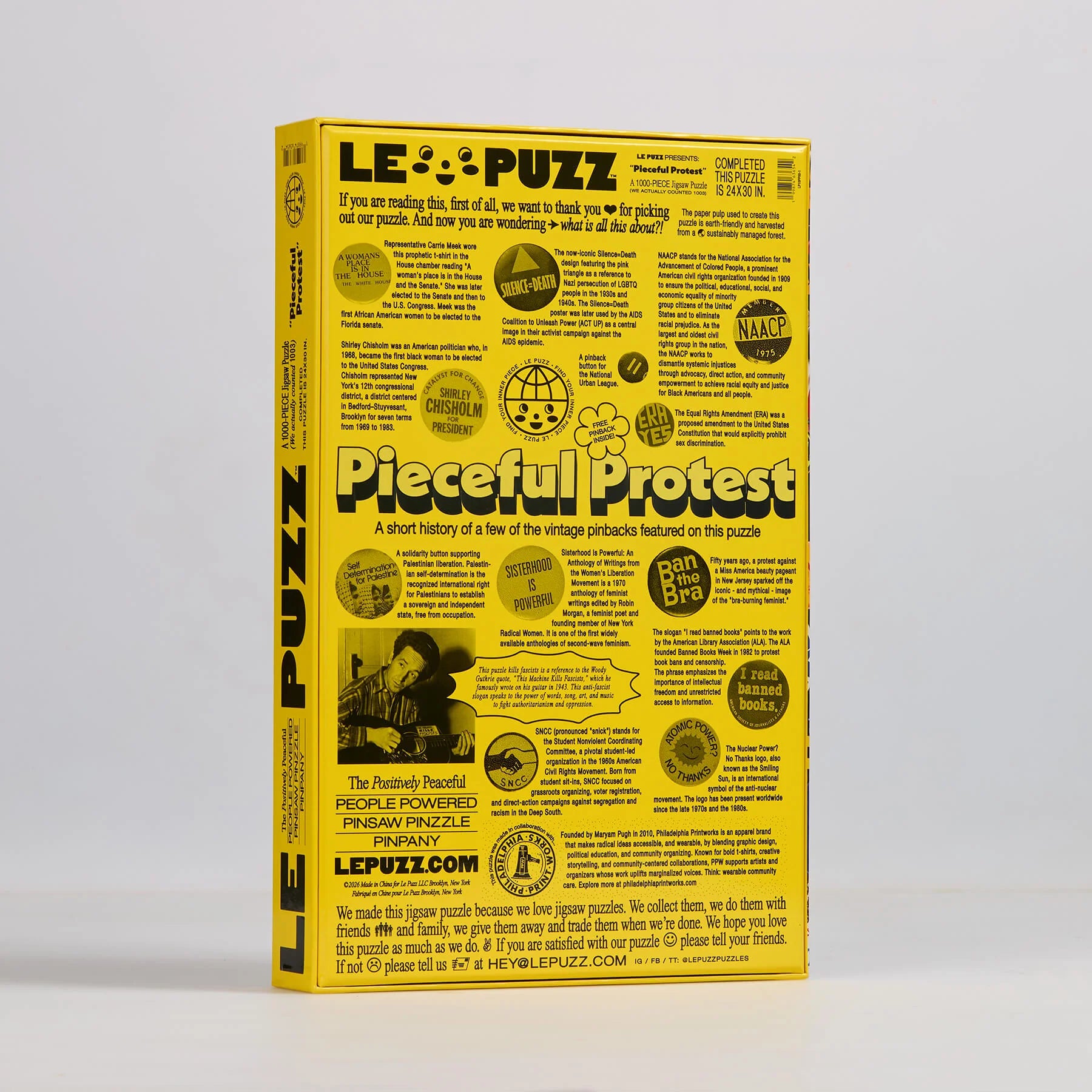 Peaceful Protest 1000 Piece Puzzle