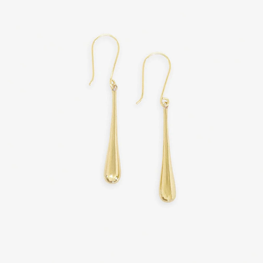 Savannah Teardrop Thin Drop Earrings